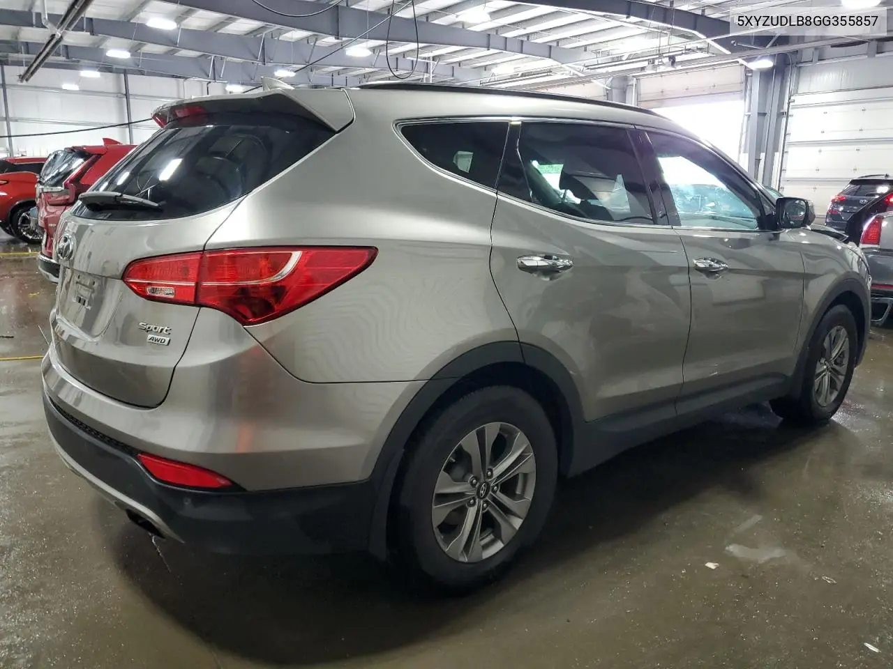 2016 Hyundai Santa Fe Sport VIN: 5XYZUDLB8GG355857 Lot: 62209105