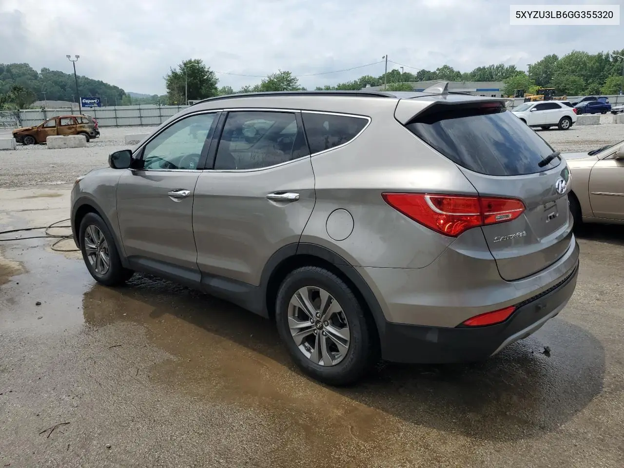 2016 Hyundai Santa Fe Sport VIN: 5XYZU3LB6GG355320 Lot: 62733155