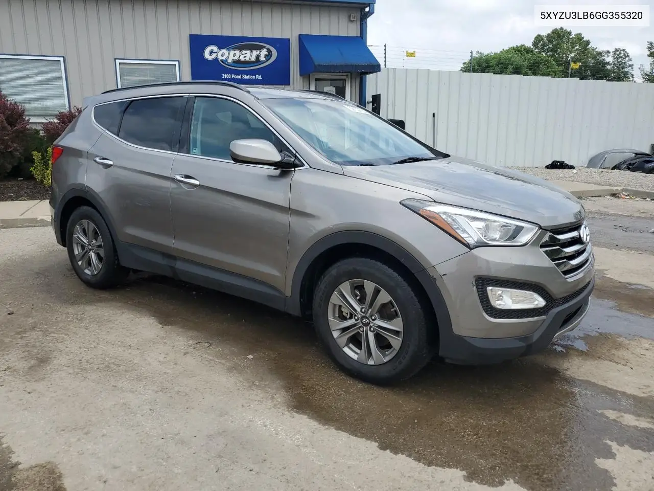 2016 Hyundai Santa Fe Sport VIN: 5XYZU3LB6GG355320 Lot: 62733155