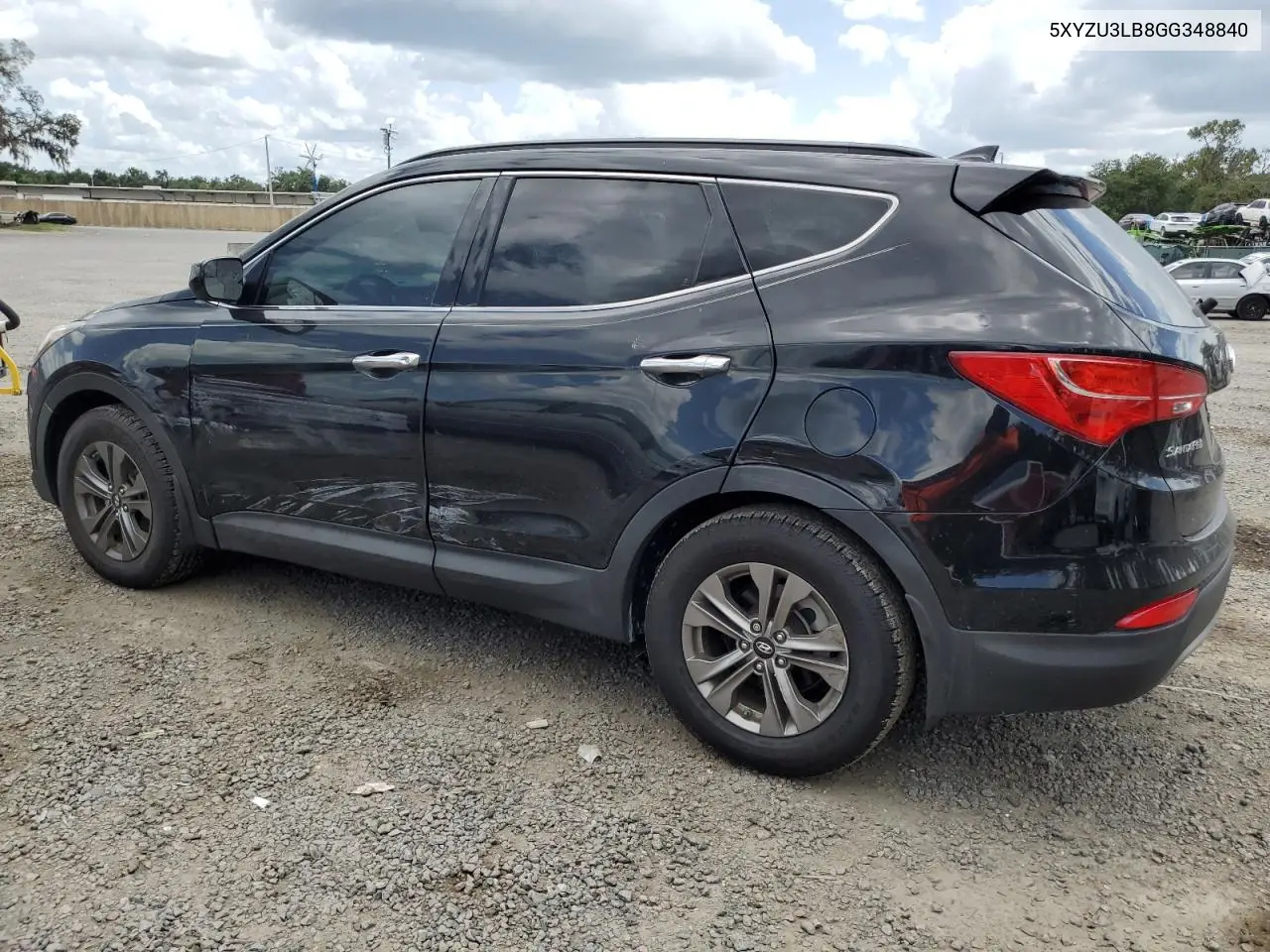 2016 Hyundai Santa Fe Sport VIN: 5XYZU3LB8GG348840 Lot: 62824355