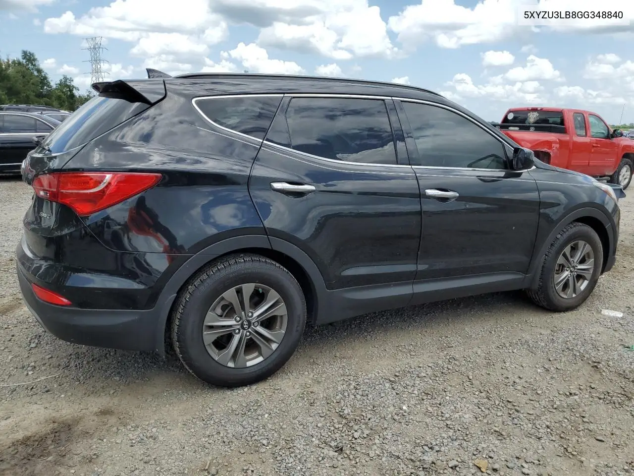 2016 Hyundai Santa Fe Sport VIN: 5XYZU3LB8GG348840 Lot: 62824355
