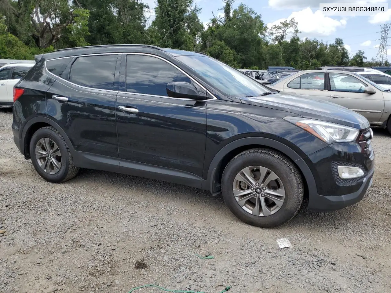 2016 Hyundai Santa Fe Sport VIN: 5XYZU3LB8GG348840 Lot: 62824355