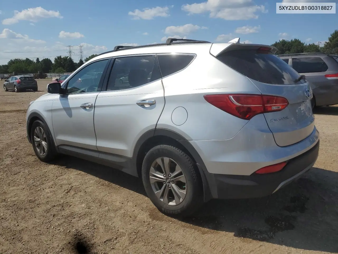 2016 Hyundai Santa Fe Sport VIN: 5XYZUDLB1GG318827 Lot: 62855505