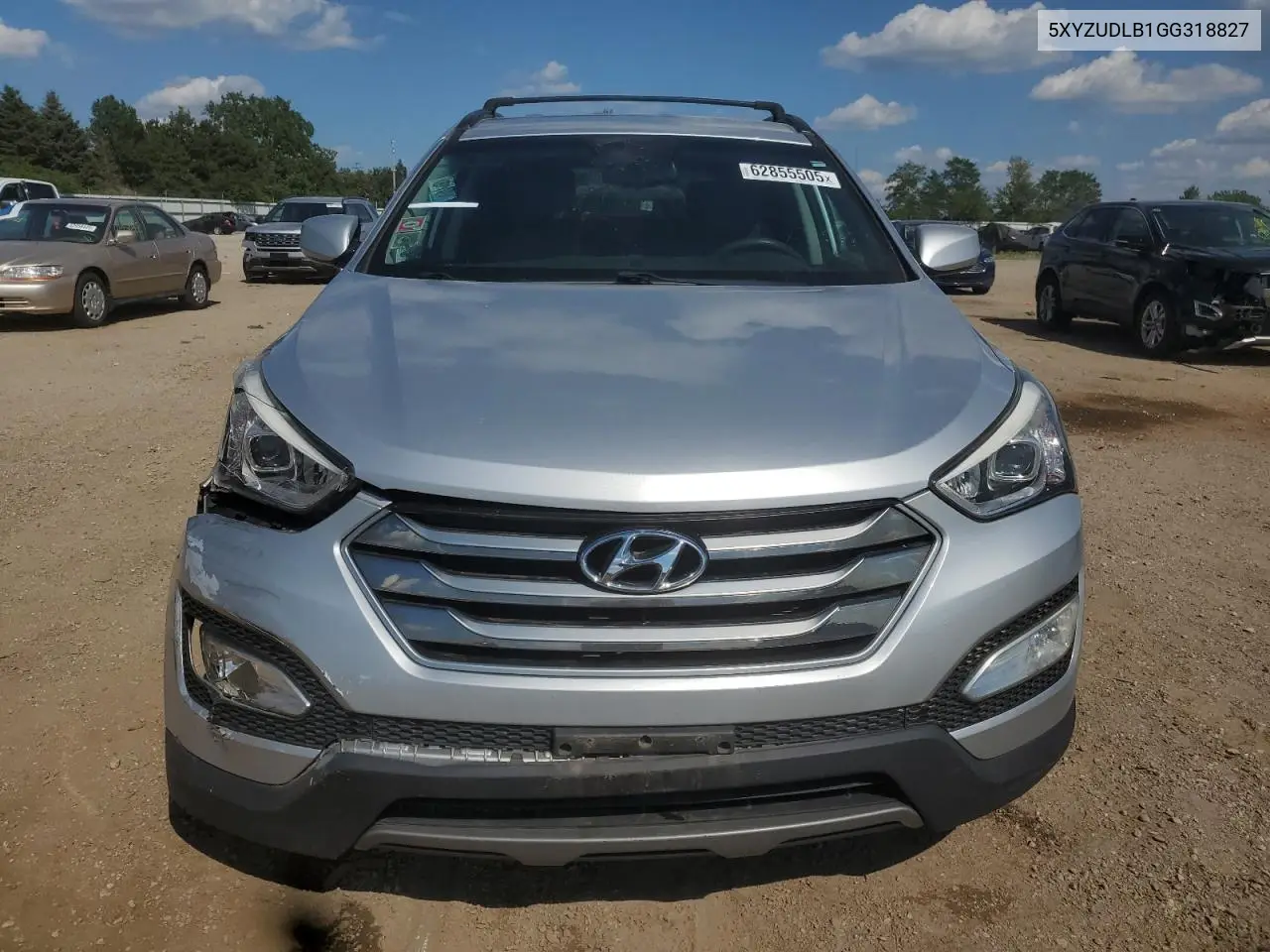 2016 Hyundai Santa Fe Sport VIN: 5XYZUDLB1GG318827 Lot: 62855505