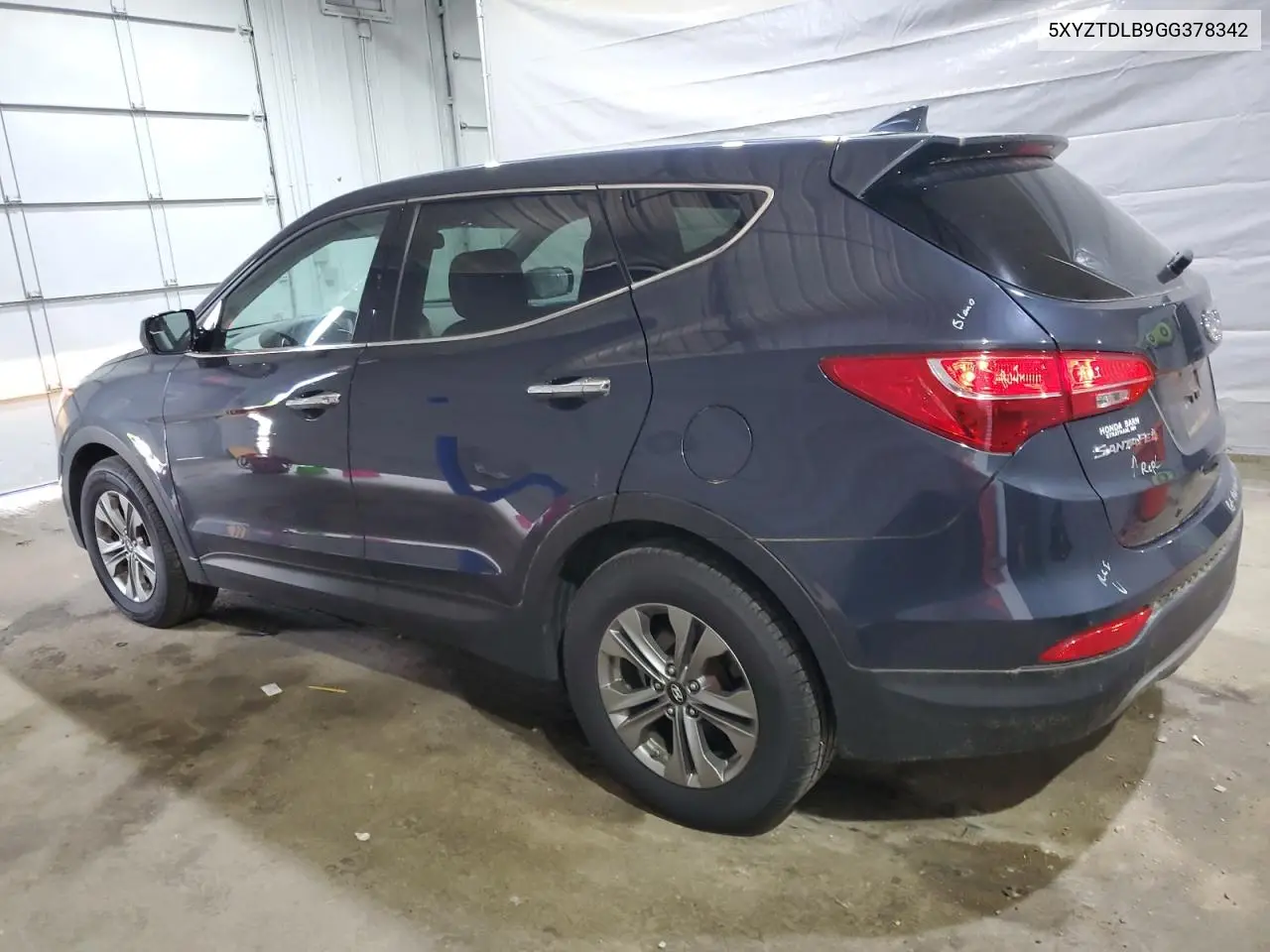 2016 Hyundai Santa Fe Sport VIN: 5XYZTDLB9GG378342 Lot: 62885685