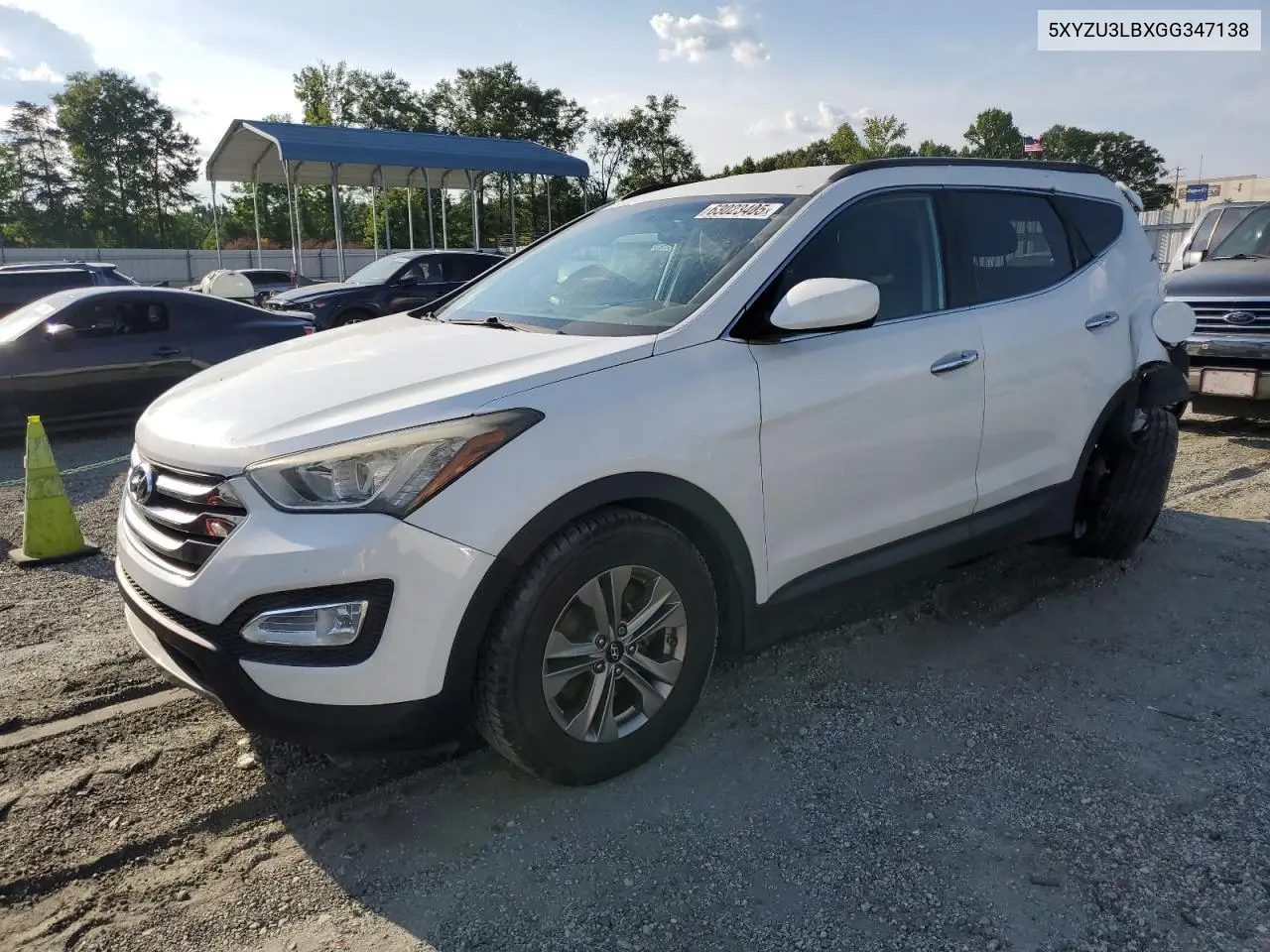 2016 Hyundai Santa Fe Sport VIN: 5XYZU3LBXGG347138 Lot: 63023405