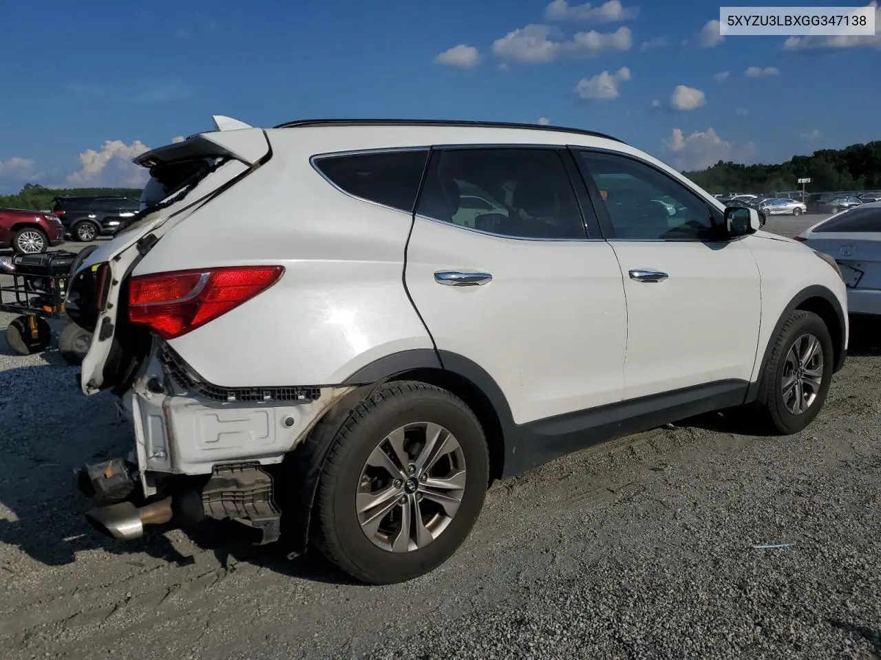 2016 Hyundai Santa Fe Sport VIN: 5XYZU3LBXGG347138 Lot: 63023405