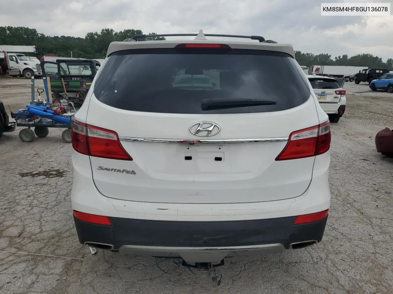 2016 Hyundai Santa Fe Se VIN: KM8SM4HF8GU136078 Lot: 63023865