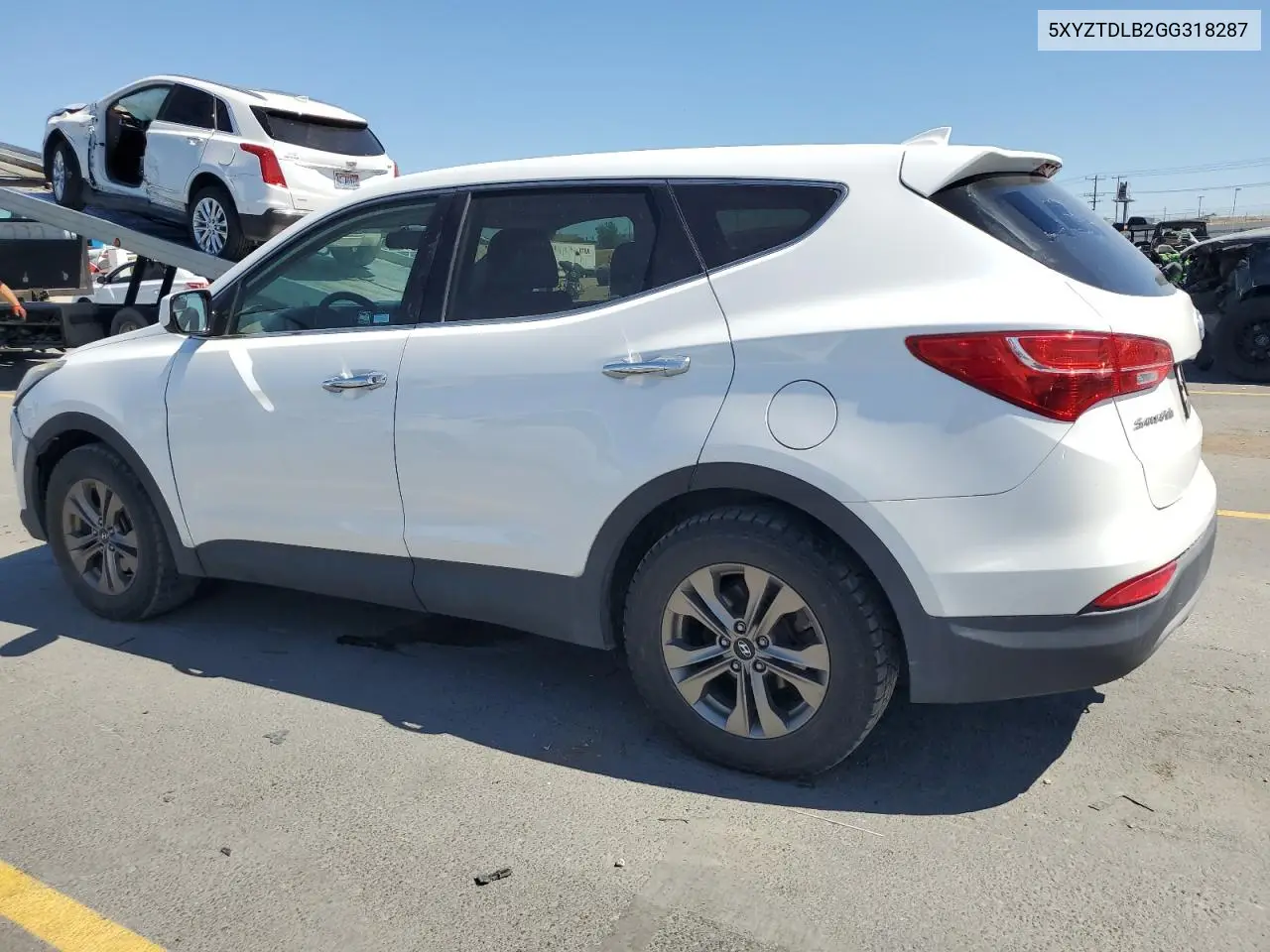 2016 Hyundai Santa Fe Sport VIN: 5XYZTDLB2GG318287 Lot: 63037585