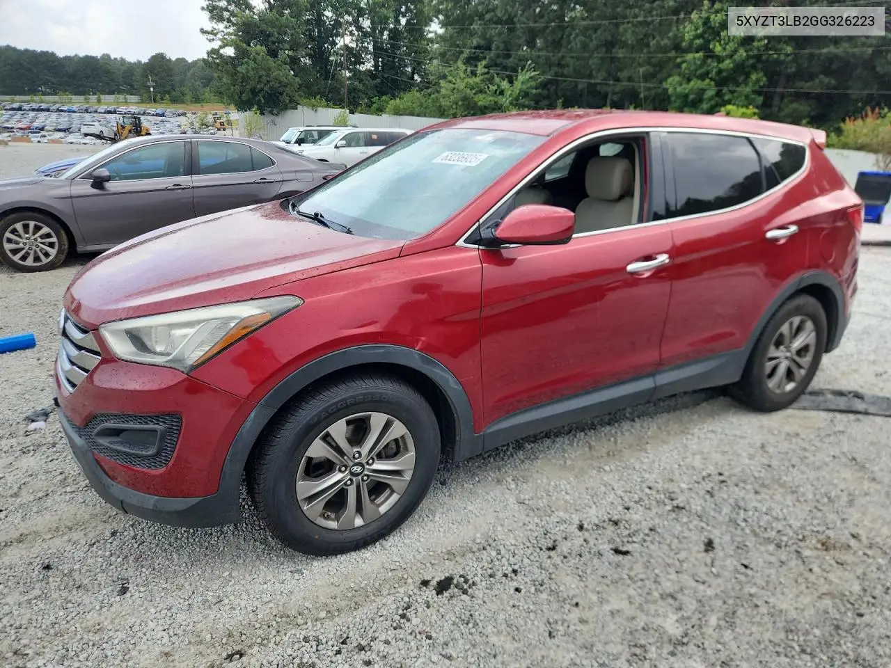 2016 Hyundai Santa Fe Sport VIN: 5XYZT3LB2GG326223 Lot: 63236935