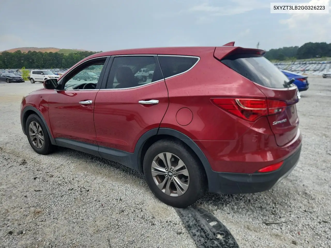 2016 Hyundai Santa Fe Sport VIN: 5XYZT3LB2GG326223 Lot: 63236935