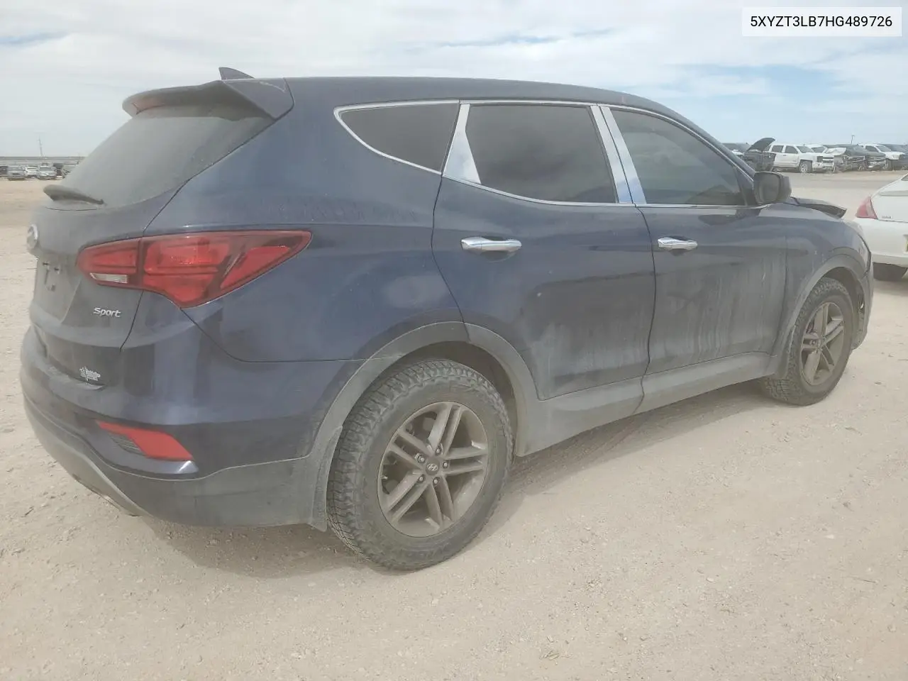 2017 Hyundai Santa Fe Sport VIN: 5XYZT3LB7HG489726 Lot: 48418395