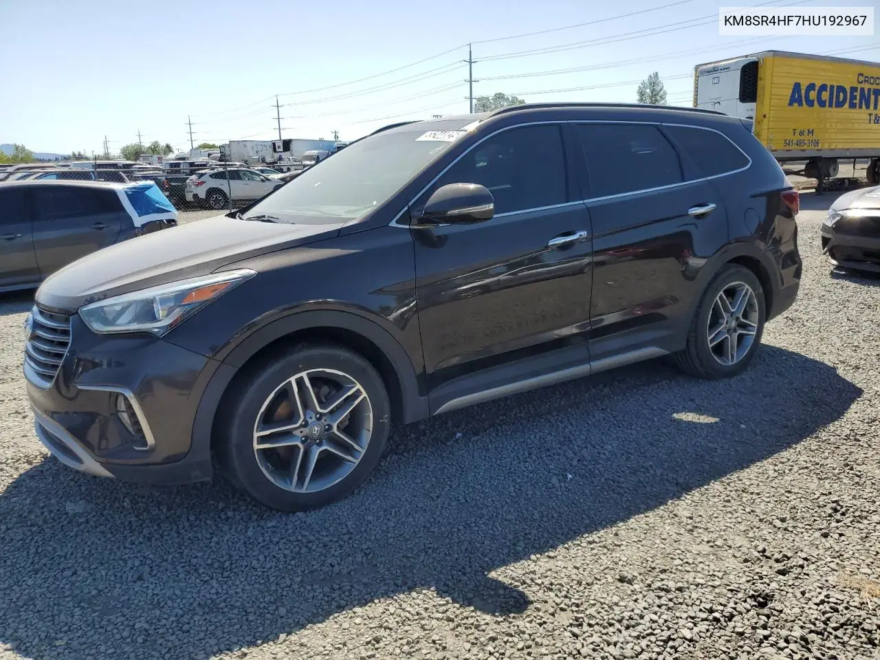 2017 Hyundai Santa Fe Se Ultimate VIN: KM8SR4HF7HU192967 Lot: 55244825