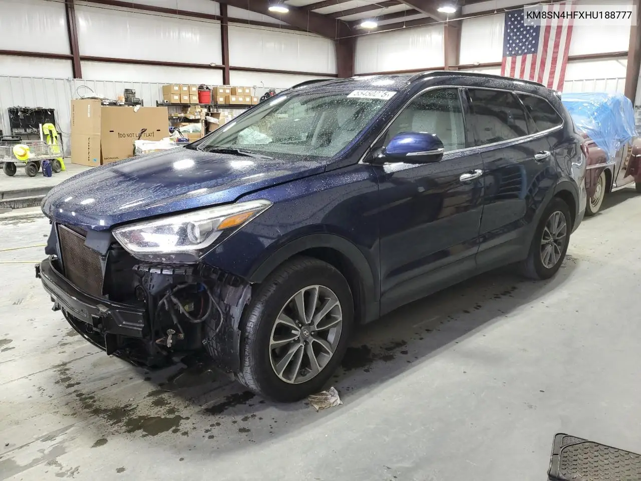 2017 Hyundai Santa Fe Se VIN: KM8SN4HFXHU188777 Lot: 55450275