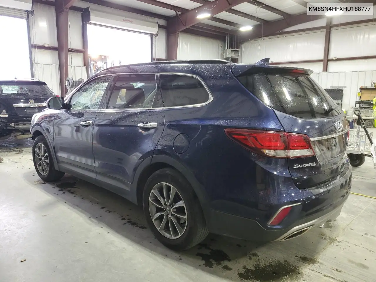 2017 Hyundai Santa Fe Se VIN: KM8SN4HFXHU188777 Lot: 55450275