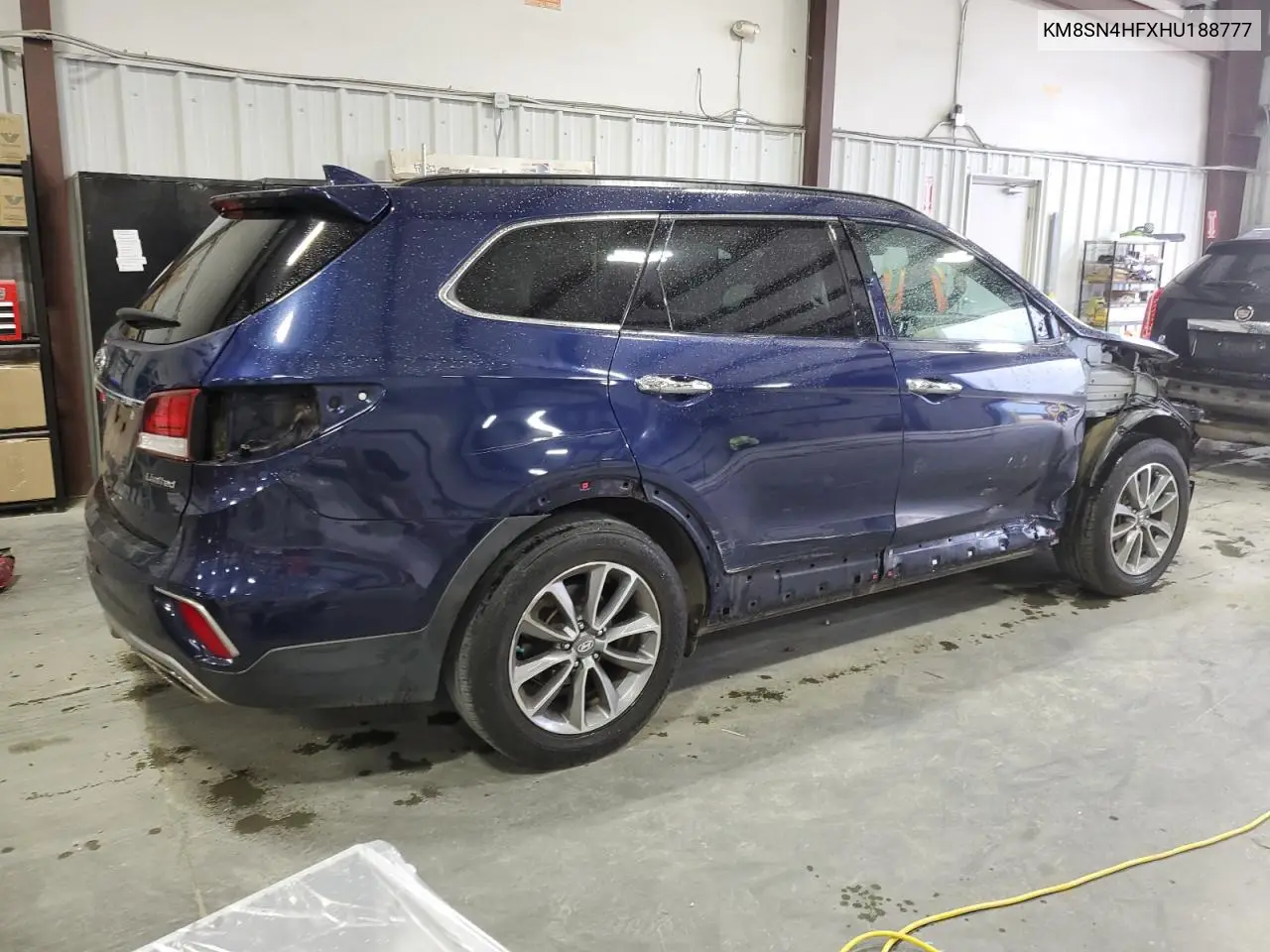 2017 Hyundai Santa Fe Se VIN: KM8SN4HFXHU188777 Lot: 55450275