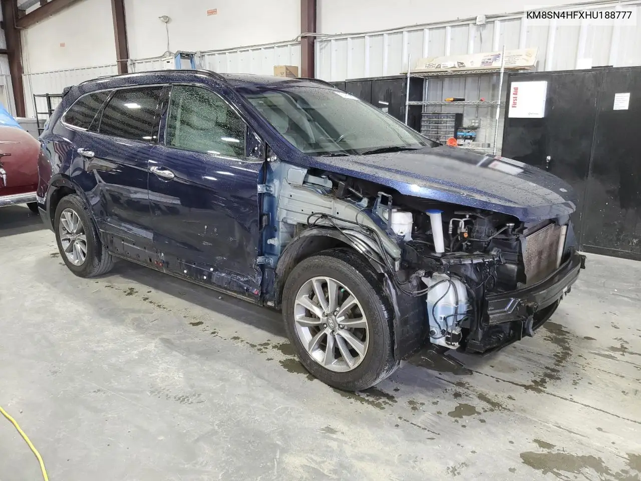 2017 Hyundai Santa Fe Se VIN: KM8SN4HFXHU188777 Lot: 55450275