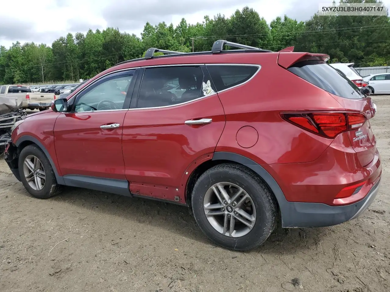 2017 Hyundai Santa Fe Sport VIN: 5XYZU3LB3HG407147 Lot: 56712445