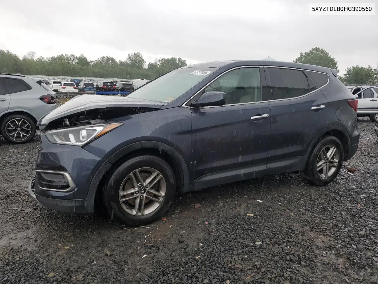 2017 Hyundai Santa Fe Sport VIN: 5XYZTDLB0HG390560 Lot: 56717485