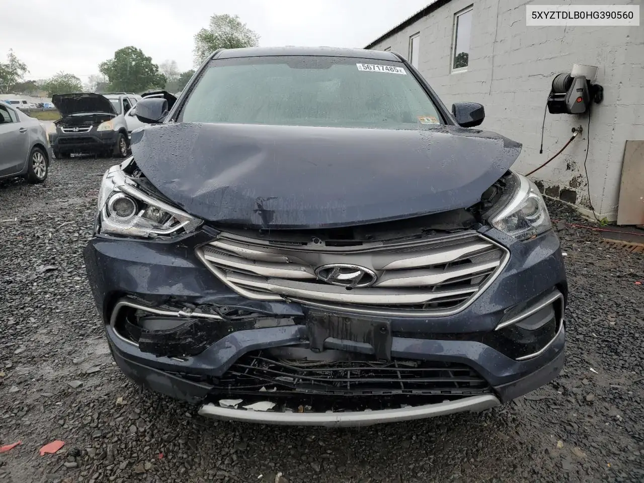 2017 Hyundai Santa Fe Sport VIN: 5XYZTDLB0HG390560 Lot: 56717485