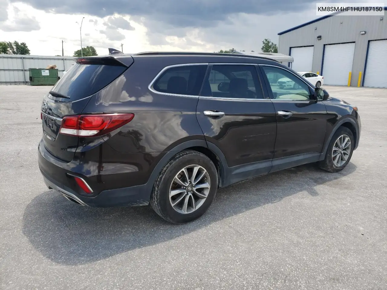 2017 Hyundai Santa Fe Se VIN: KM8SM4HF1HU187150 Lot: 56861955