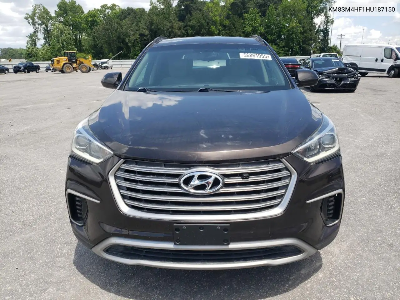 2017 Hyundai Santa Fe Se VIN: KM8SM4HF1HU187150 Lot: 56861955