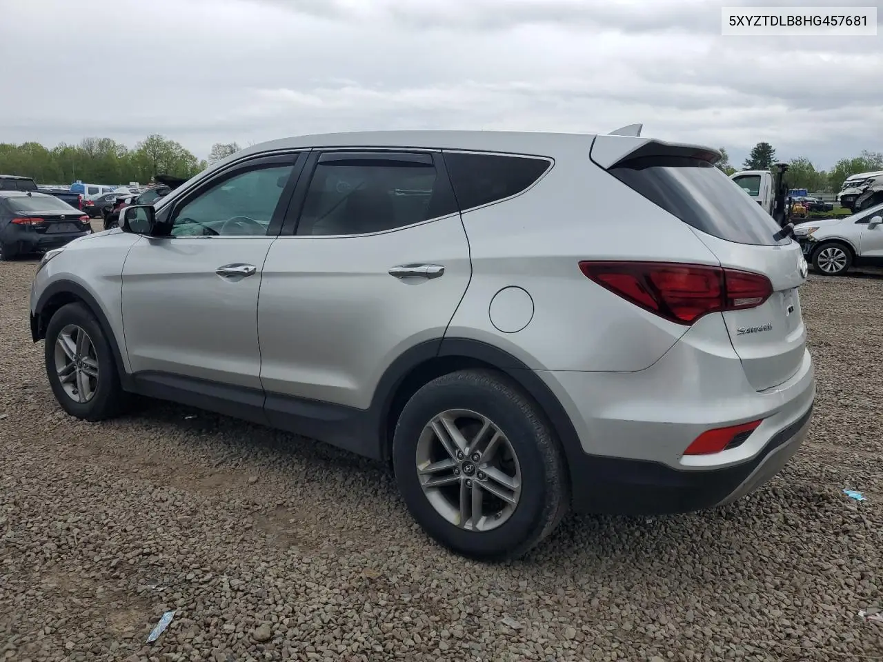 2017 Hyundai Santa Fe Sport VIN: 5XYZTDLB8HG457681 Lot: 56885595