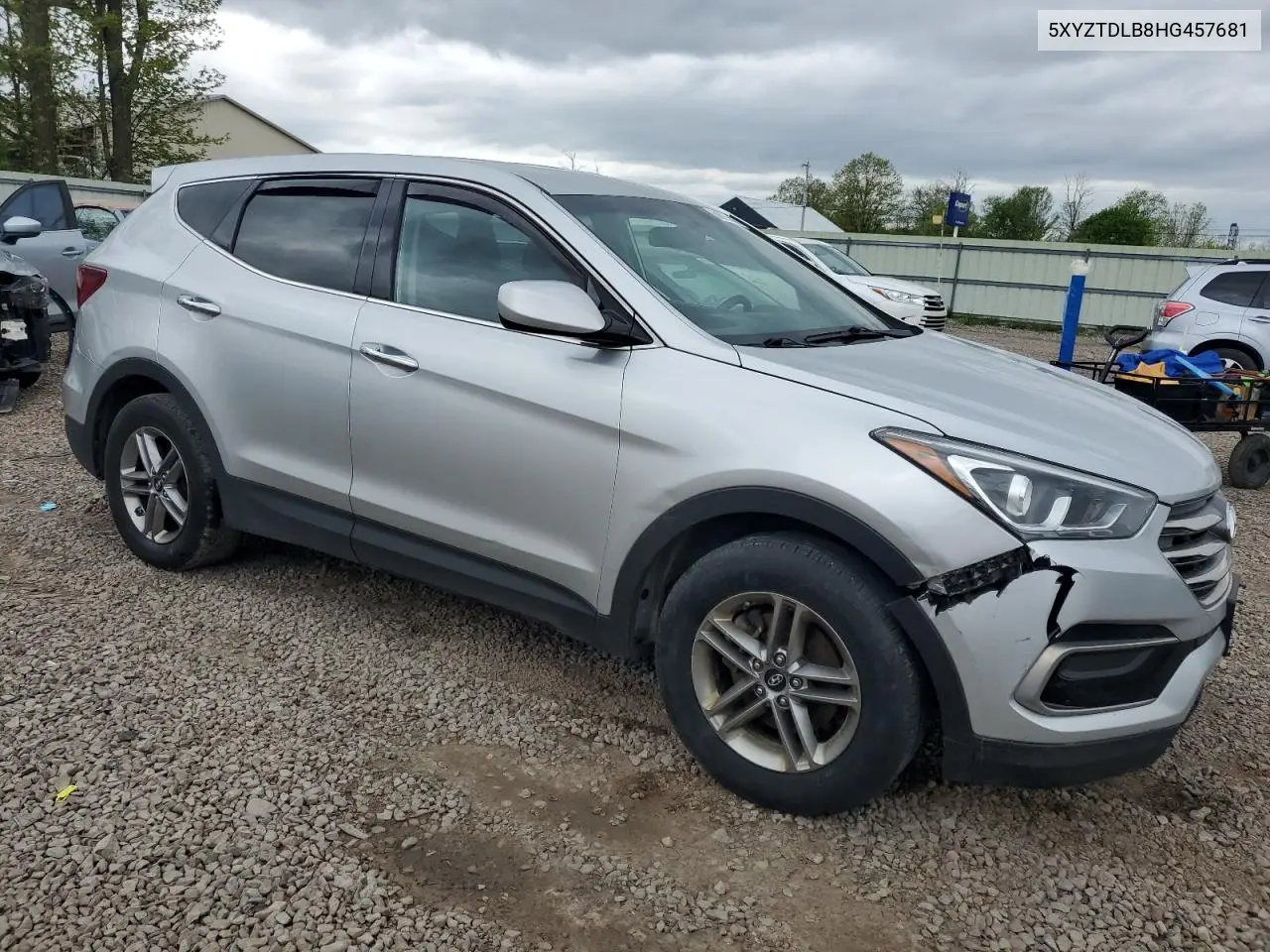 2017 Hyundai Santa Fe Sport VIN: 5XYZTDLB8HG457681 Lot: 56885595
