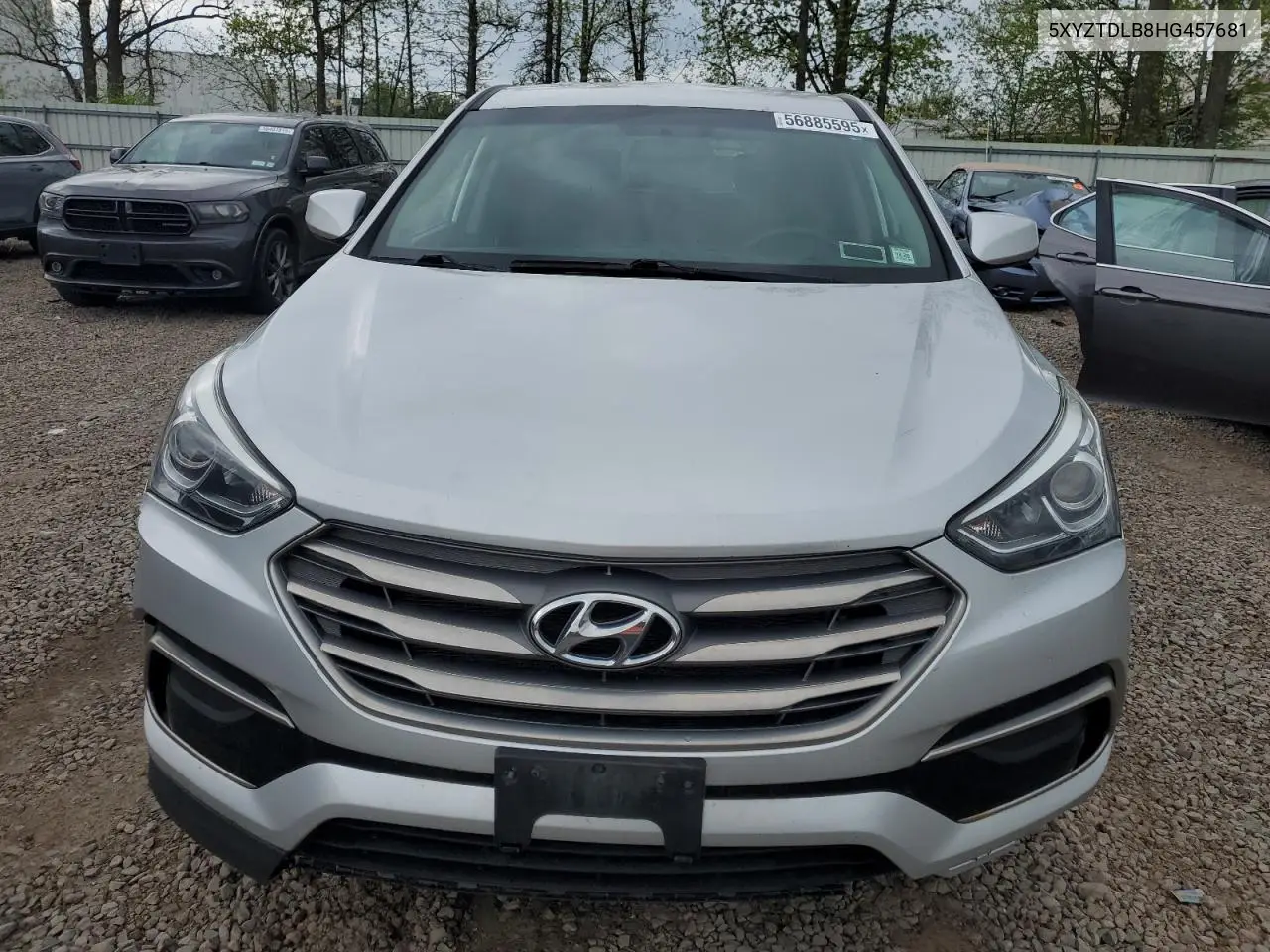 2017 Hyundai Santa Fe Sport VIN: 5XYZTDLB8HG457681 Lot: 56885595