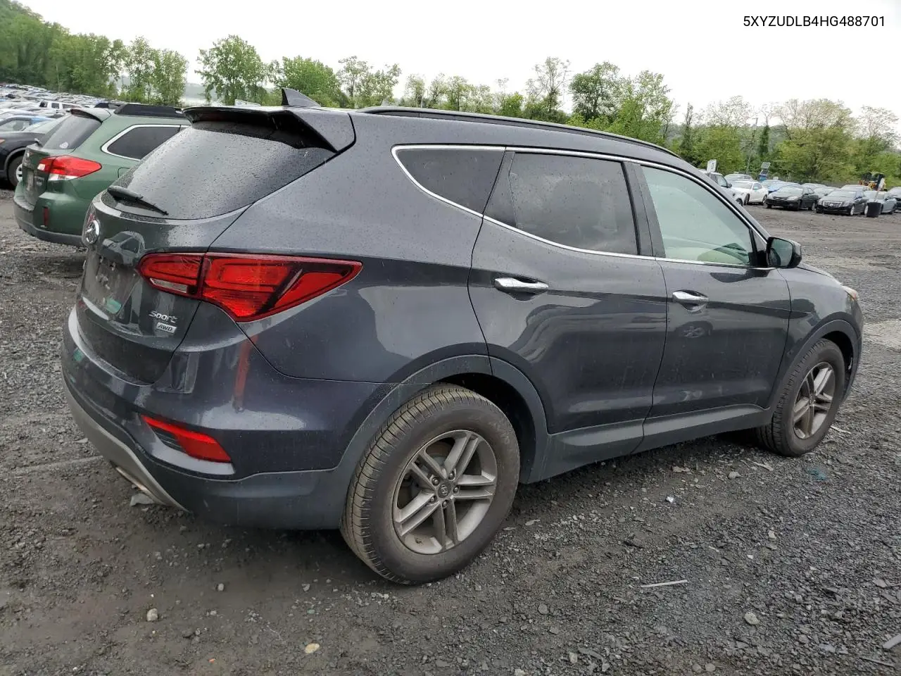 2017 Hyundai Santa Fe Sport VIN: 5XYZUDLB4HG488701 Lot: 56918405
