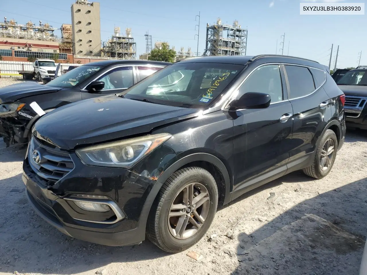 2017 Hyundai Santa Fe Sport VIN: 5XYZU3LB3HG383920 Lot: 56918965
