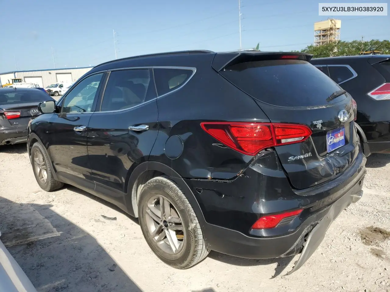 2017 Hyundai Santa Fe Sport VIN: 5XYZU3LB3HG383920 Lot: 56918965