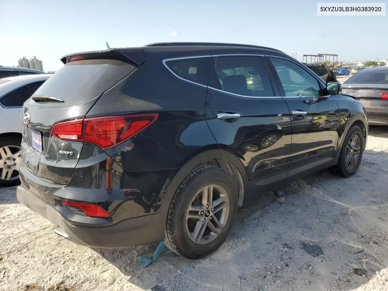 2017 Hyundai Santa Fe Sport VIN: 5XYZU3LB3HG383920 Lot: 56918965