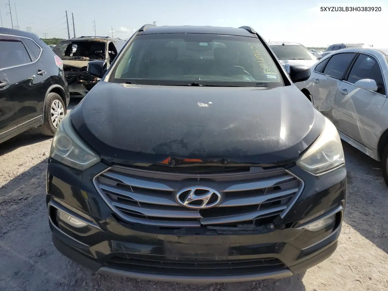 2017 Hyundai Santa Fe Sport VIN: 5XYZU3LB3HG383920 Lot: 56918965