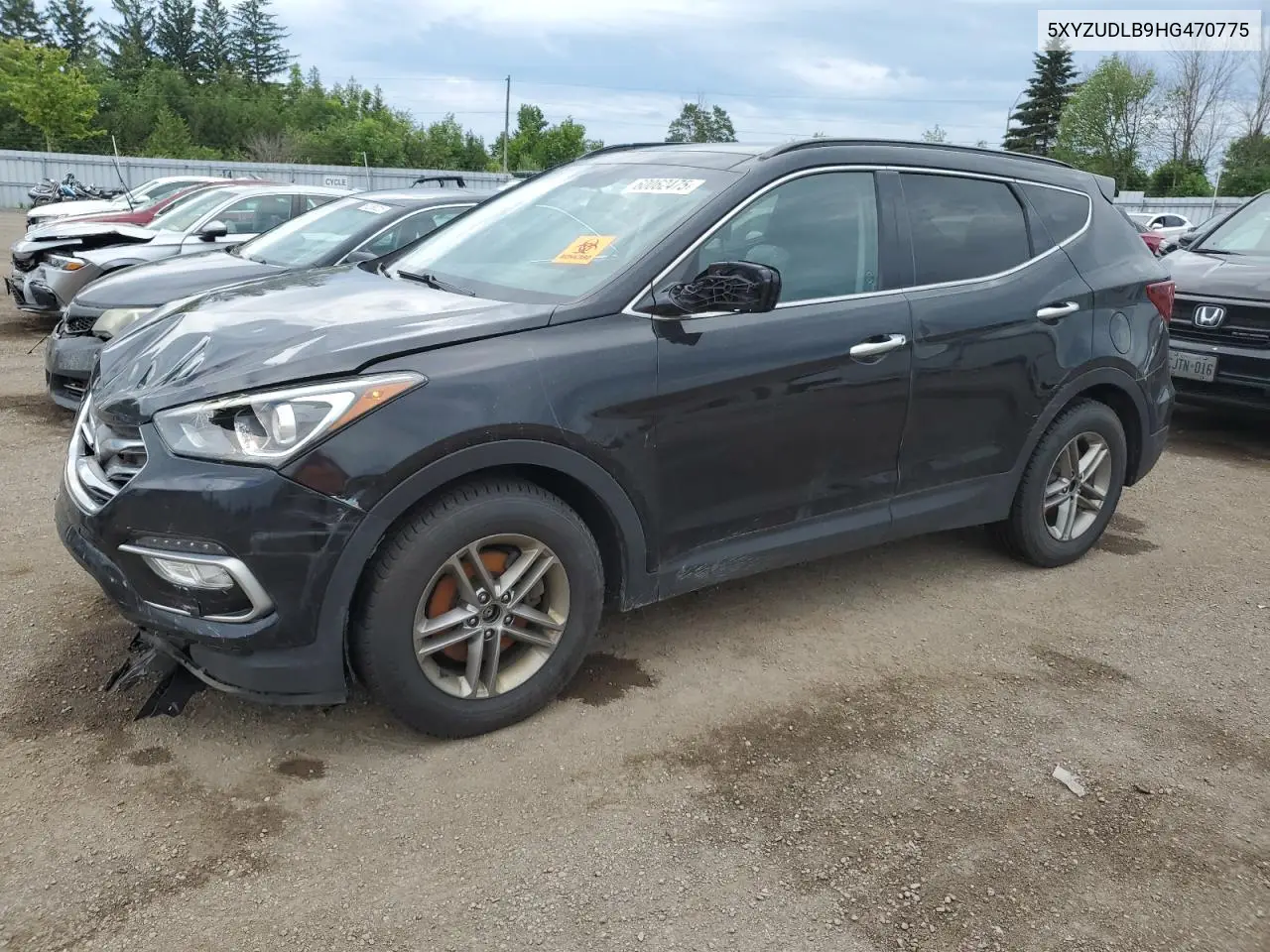 2017 Hyundai Santa Fe Sport VIN: 5XYZUDLB9HG470775 Lot: 60062475