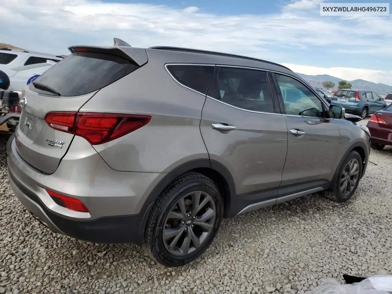 2017 Hyundai Santa Fe Sport VIN: 5XYZWDLA8HG496723 Lot: 60259005