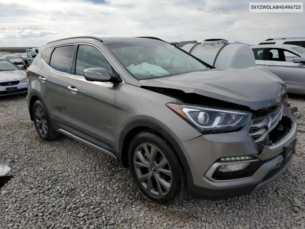 2017 Hyundai Santa Fe Sport VIN: 5XYZWDLA8HG496723 Lot: 60259005