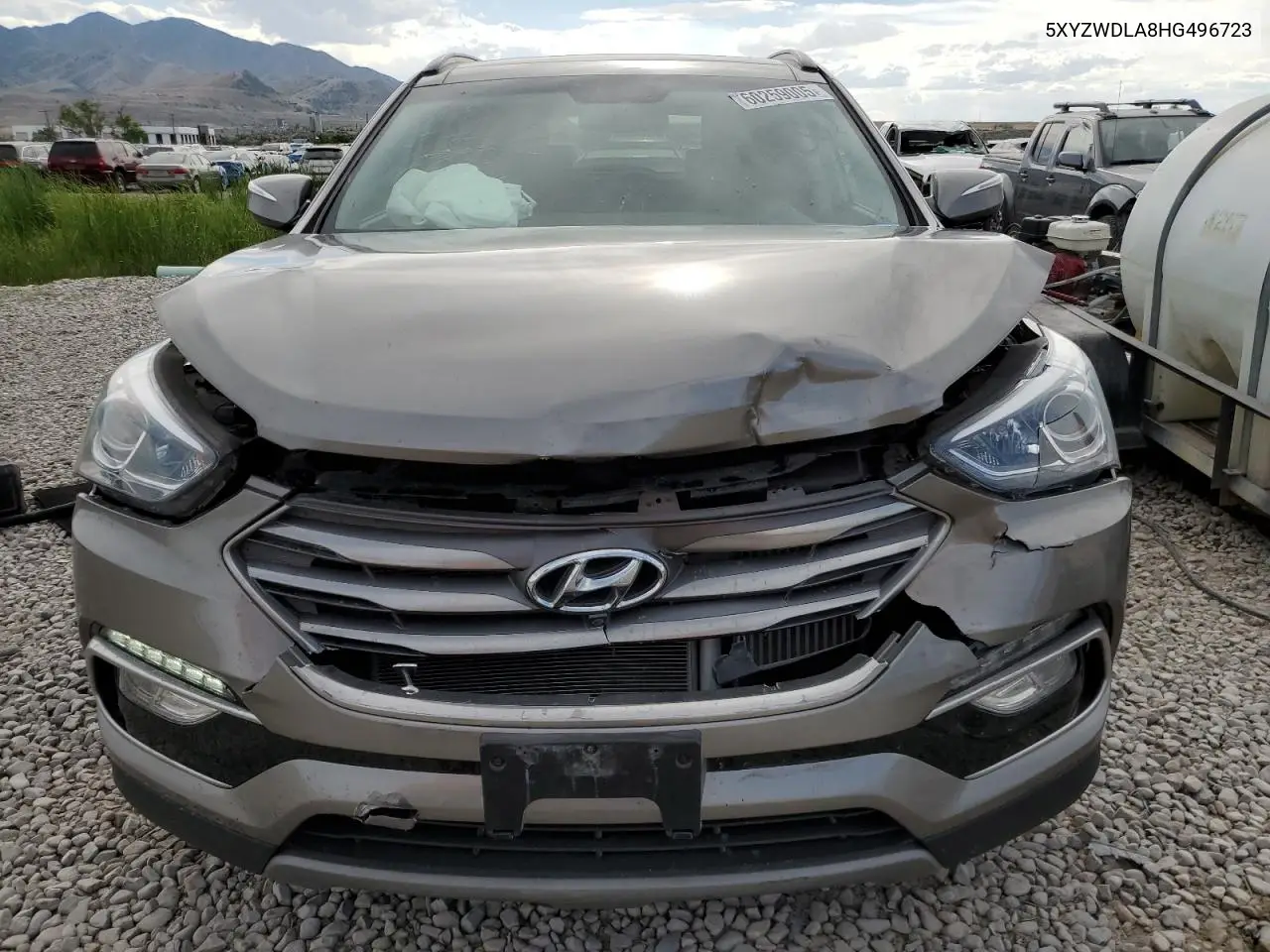 2017 Hyundai Santa Fe Sport VIN: 5XYZWDLA8HG496723 Lot: 60259005