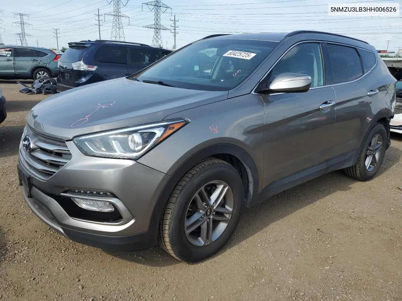 2017 Hyundai Santa Fe Sport VIN: 5NMZU3LB3HH006526 Lot: 60425725