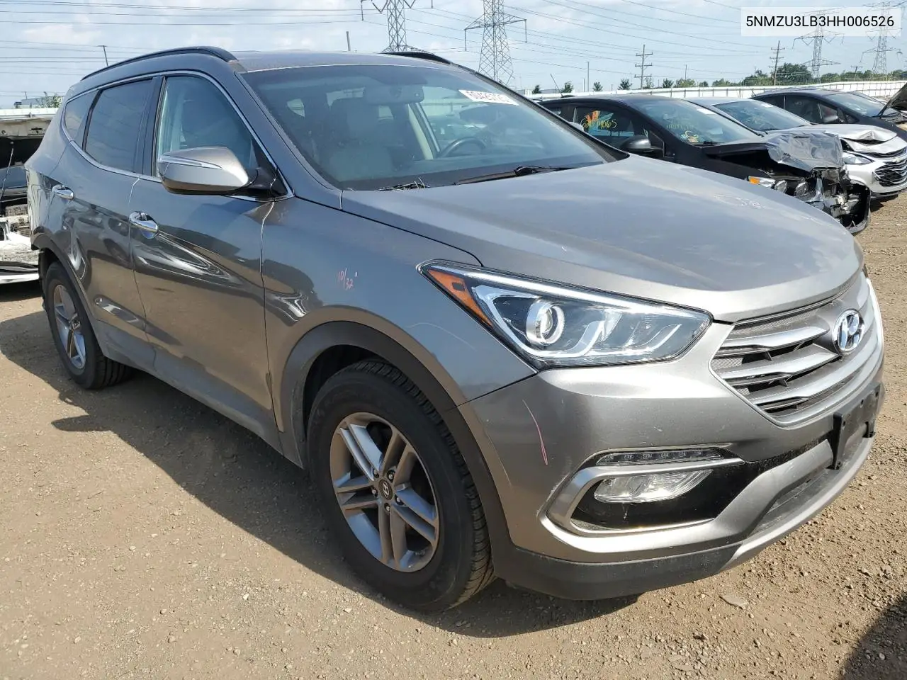 2017 Hyundai Santa Fe Sport VIN: 5NMZU3LB3HH006526 Lot: 60425725