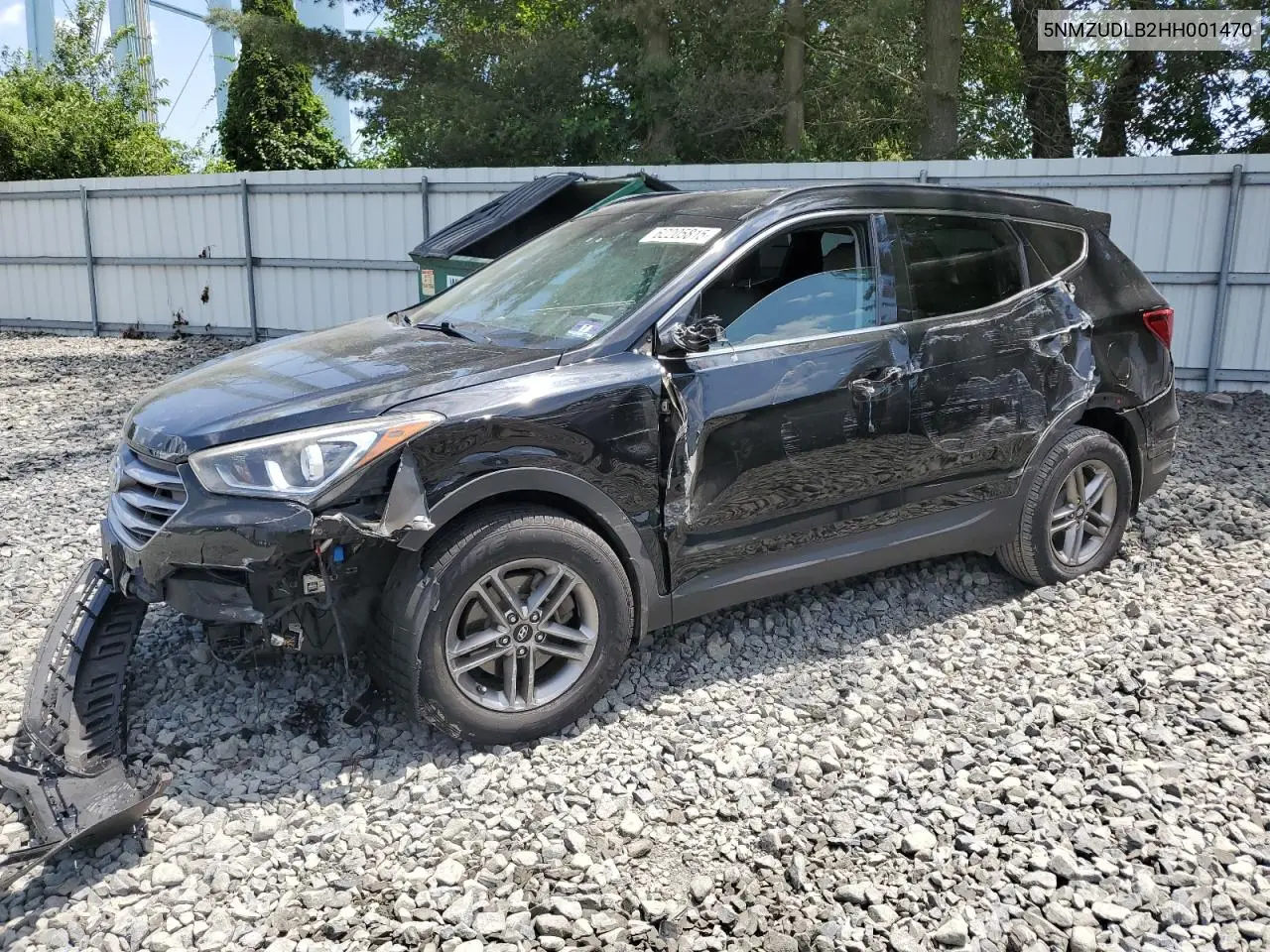 2017 Hyundai Santa Fe Sport VIN: 5NMZUDLB2HH001470 Lot: 62205815