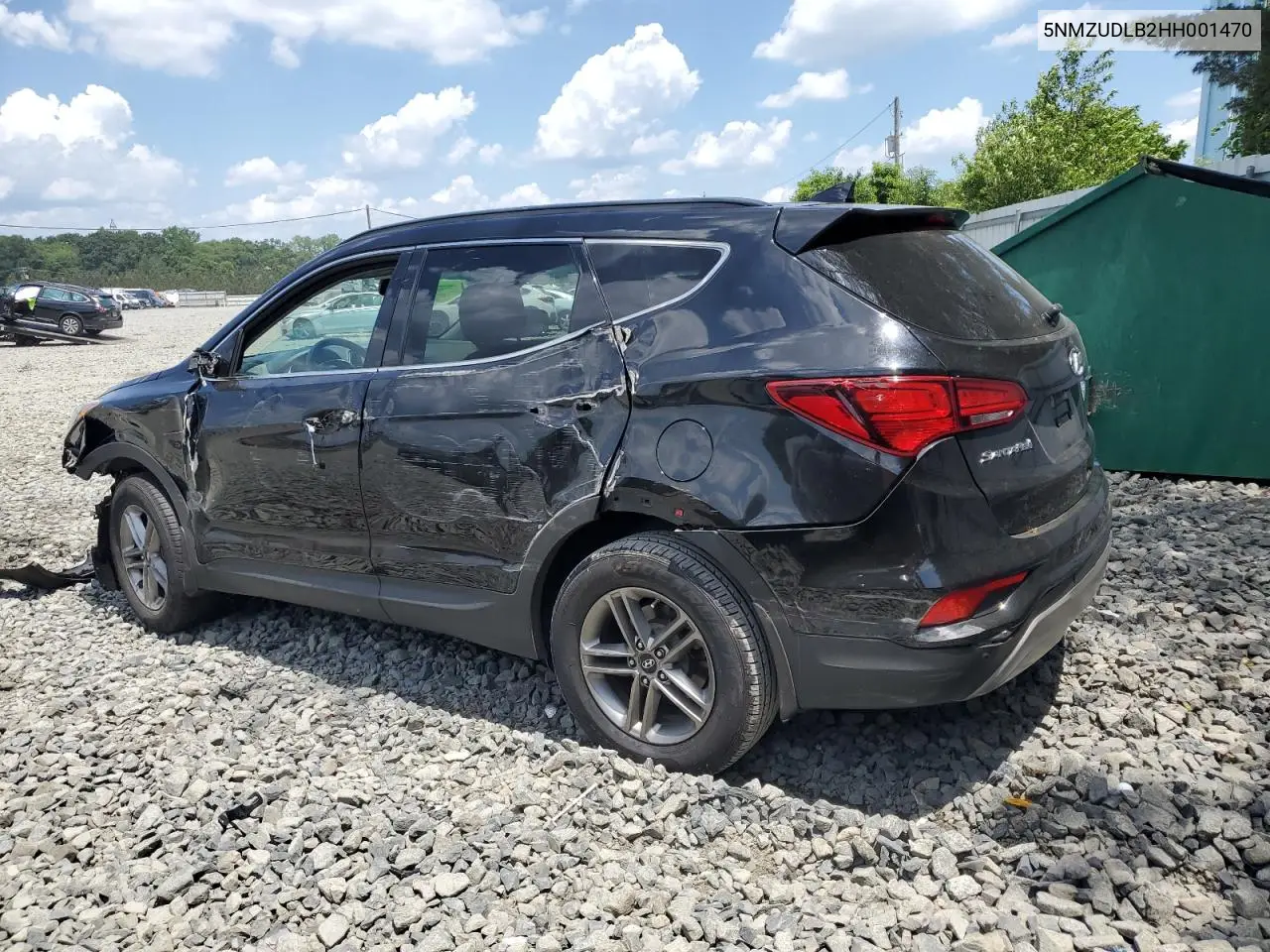 2017 Hyundai Santa Fe Sport VIN: 5NMZUDLB2HH001470 Lot: 62205815