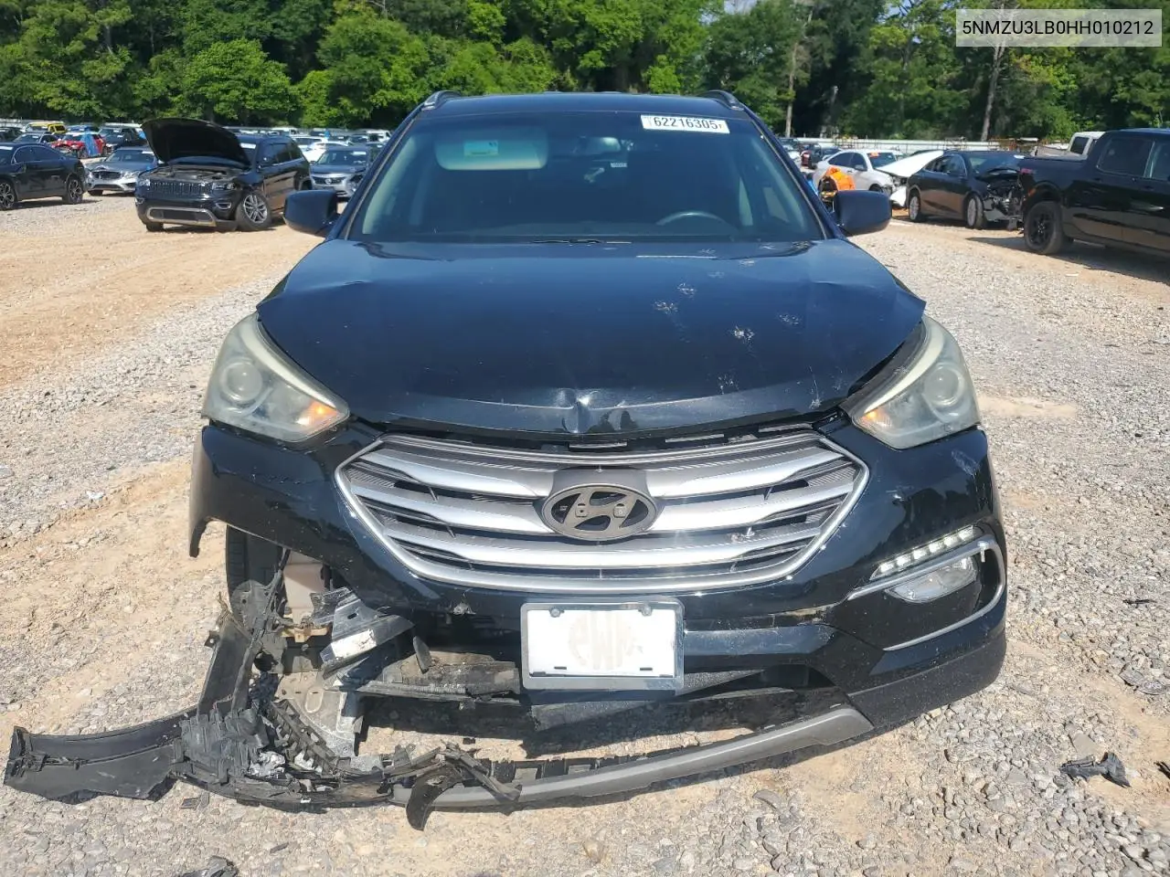 2017 Hyundai Santa Fe Sport VIN: 5NMZU3LB0HH010212 Lot: 62216305