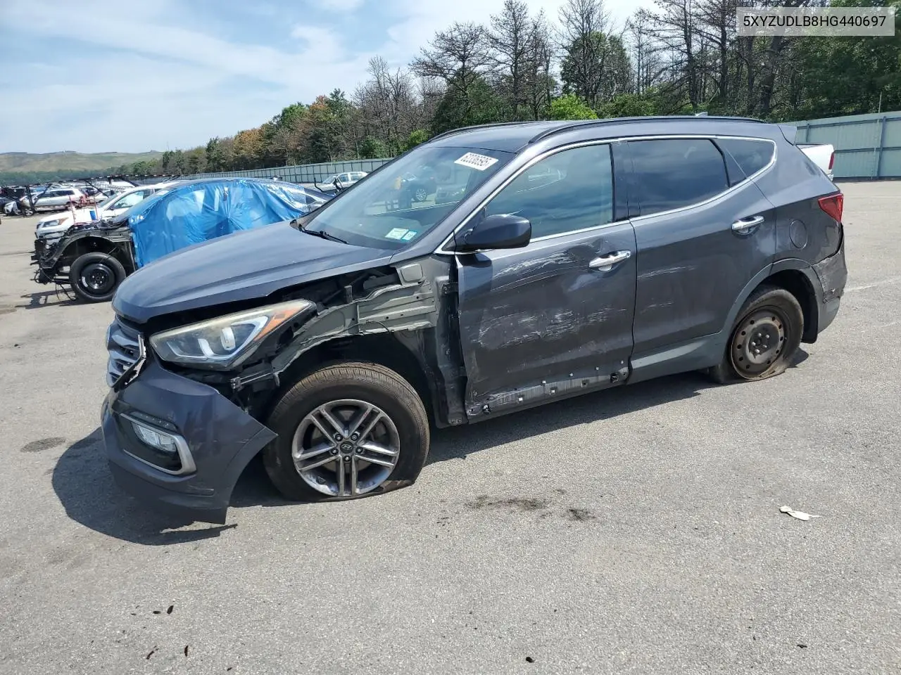 2017 Hyundai Santa Fe Sport VIN: 5XYZUDLB8HG440697 Lot: 62336595
