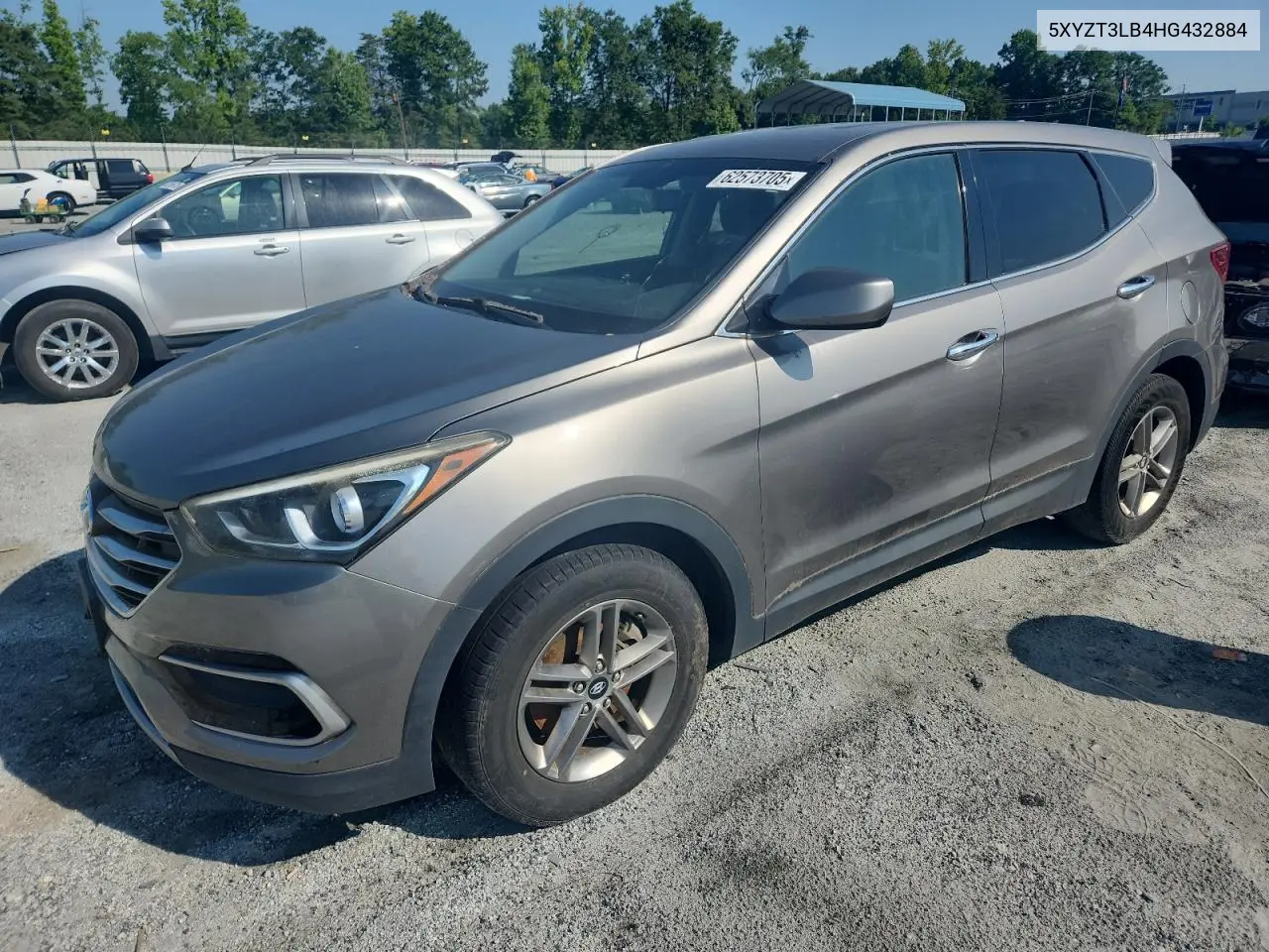 2017 Hyundai Santa Fe Sport VIN: 5XYZT3LB4HG432884 Lot: 62573705