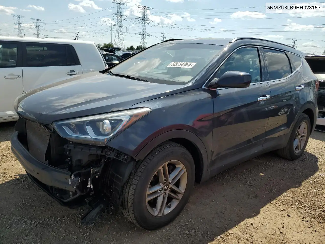 2017 Hyundai Santa Fe Sport VIN: 5NMZU3LB9HH023167 Lot: 62654865