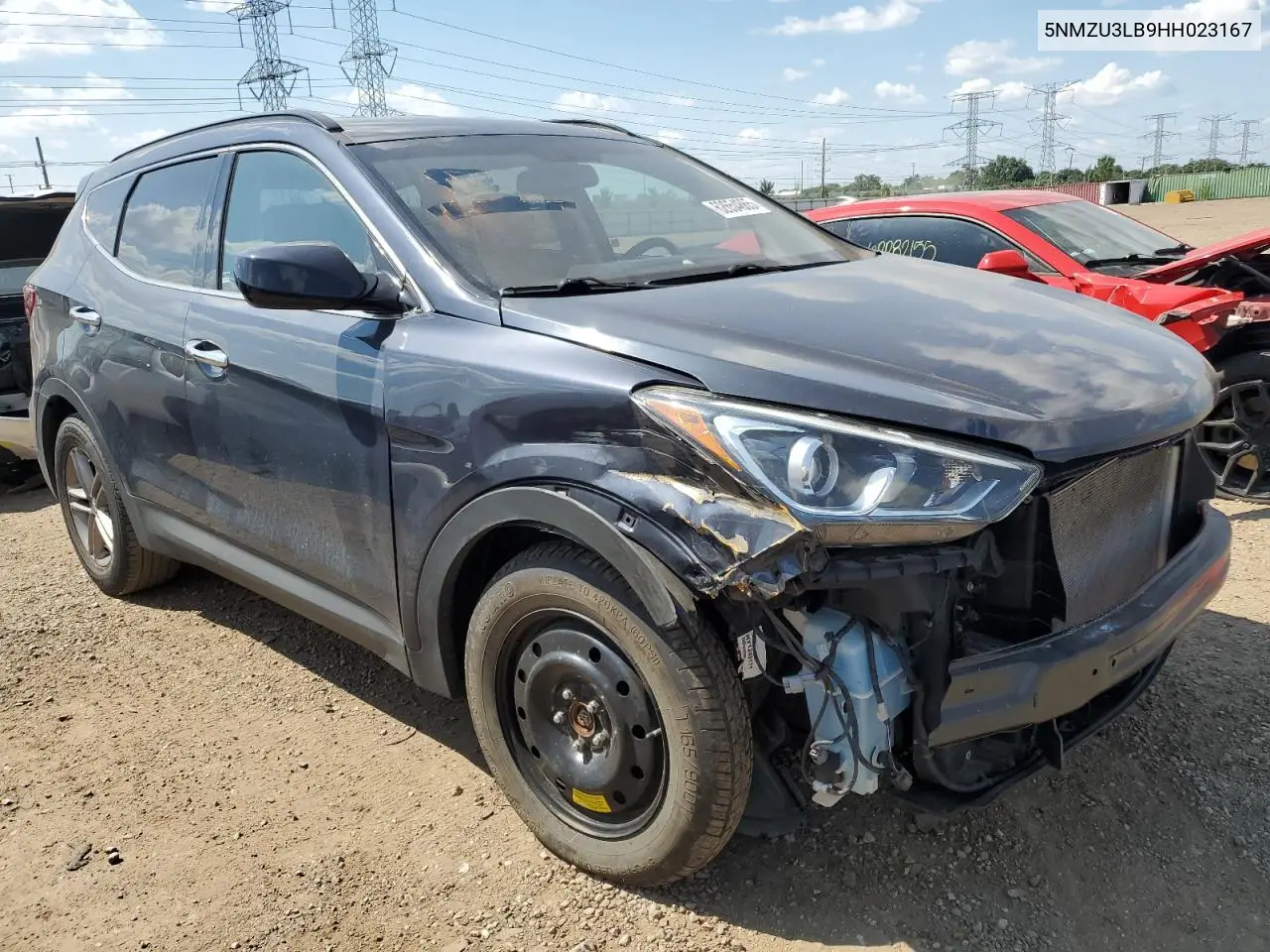 2017 Hyundai Santa Fe Sport VIN: 5NMZU3LB9HH023167 Lot: 62654865