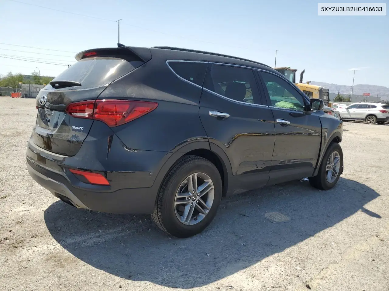 2017 Hyundai Santa Fe Sport VIN: 5XYZU3LB2HG416633 Lot: 62703215