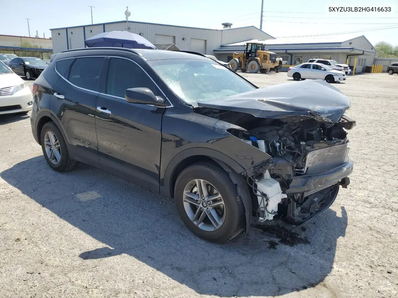 2017 Hyundai Santa Fe Sport VIN: 5XYZU3LB2HG416633 Lot: 62703215