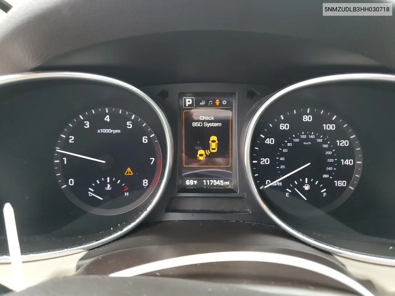 2017 Hyundai Santa Fe Sport VIN: 5NMZUDLB3HH030718 Lot: 62711845